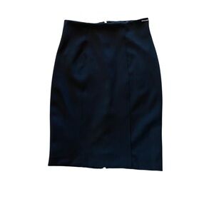 Elie Tahari Navy Pencil Skirt